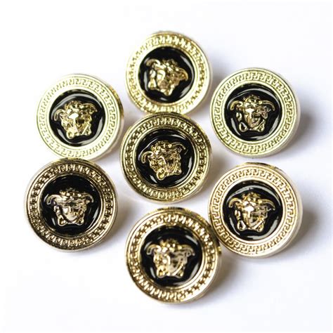 vintage versace button down|versace buttons replacement.